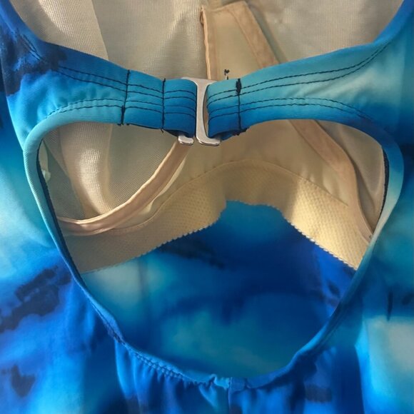 Women's Miraclesuit Blue One Piece‎ Tye Dye Size 12DD Wireless - Picture 6 of 7